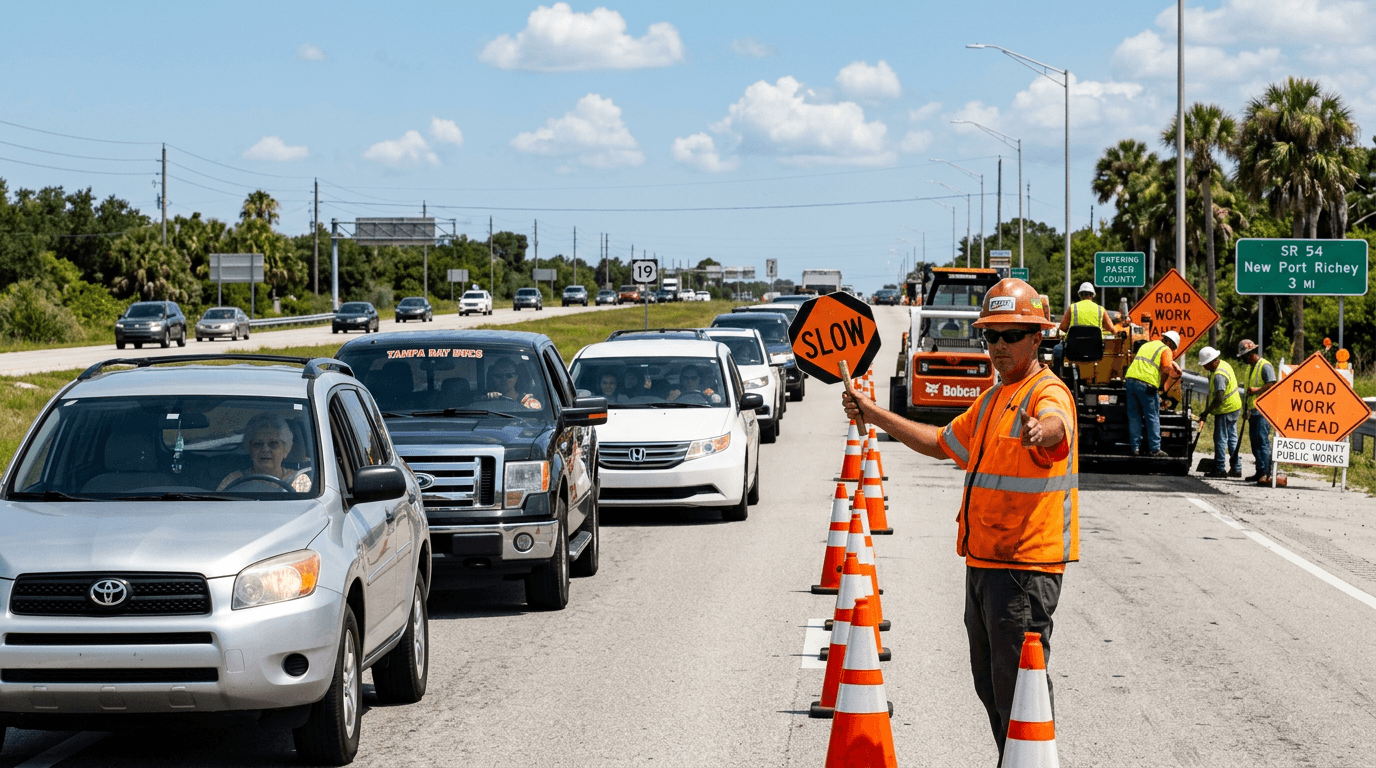 Post-Holiday Roadwork Blitz Hits Pasco July 5–11: Where to Expect Delays