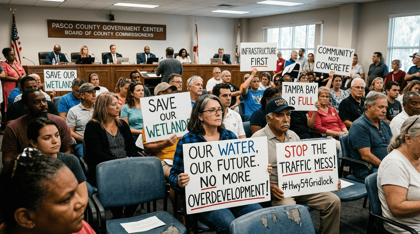 Two Rivers Megaproject and Its 35-Acre Surf Park Clear a Key Pasco Vote — Over Neighbors' Objections